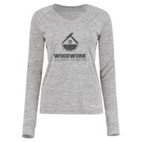 Women's Electrify CoolCore® Long Sleeve V-Neck T-Shirt Thumbnail