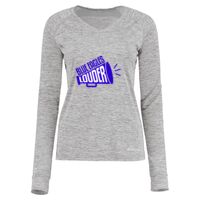 Women's Electrify CoolCore® Long Sleeve V-Neck T-Shirt Thumbnail