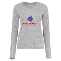 Women's Electrify CoolCore® Long Sleeve V-Neck T-Shirt Thumbnail