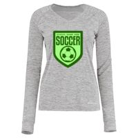 Women's Electrify CoolCore® Long Sleeve V-Neck T-Shirt Thumbnail