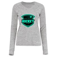 Women's Electrify CoolCore® Long Sleeve V-Neck T-Shirt Thumbnail