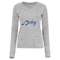 Women's Electrify CoolCore® Long Sleeve V-Neck T-Shirt Thumbnail