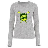 Women's Electrify CoolCore® Long Sleeve V-Neck T-Shirt Thumbnail