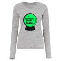 Women's Electrify CoolCore® Long Sleeve V-Neck T-Shirt Thumbnail