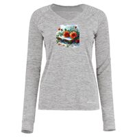 Women's Electrify CoolCore® Long Sleeve V-Neck T-Shirt Thumbnail