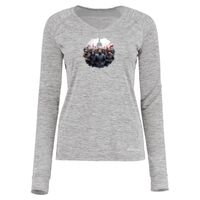 Women's Electrify CoolCore® Long Sleeve V-Neck T-Shirt Thumbnail